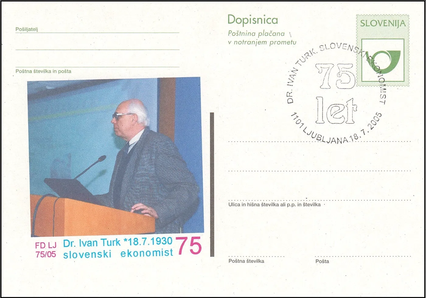 DR. IVAN TURK SLOVENSKI EKONOMIST 75 LET